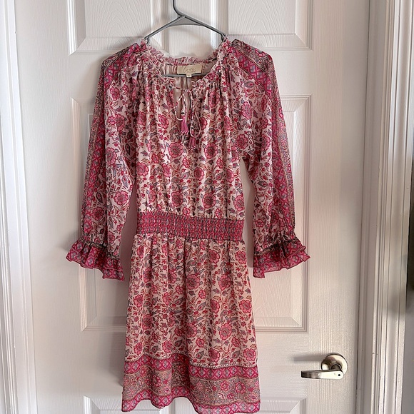 LOVE THE LABEL Sam Tippy Border Print Dress size small - Picture 3 of 7